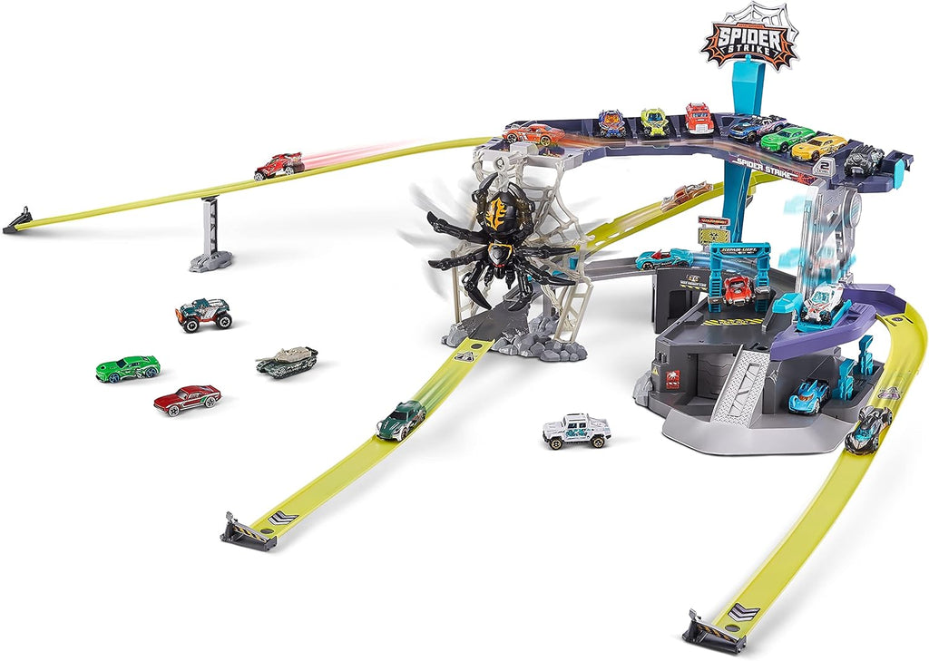 Metal Machines Spinnenangriff Spielset, Diecast Autos Rennbahn